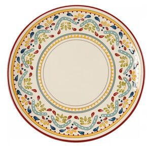 Vibrant Multicolor Ceramic Dinner Plate
